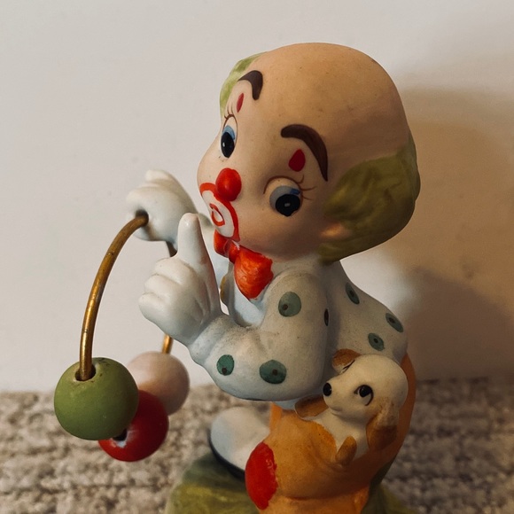 Clown and dog porcelain figurine! - Picture 3 of 6